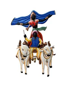 Arte colgante de pared para pareja de pueblos antiguos - Imagen 1 de 4