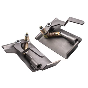 2 Pcs of Skid Steer Quick Tach Conversion Adapter For Latch Box Weld On - Picture 1 of 11