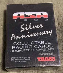 TRAKS ASA Silver Anniversary 1992 Collectable Racing 50 card set NEW UNSEALED - Picture 1 of 1