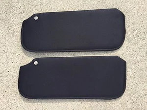 Made in USA 1978 1988 Monte Carlo SS El Camino G-Body NEW Black Visors Pair - Picture 1 of 2