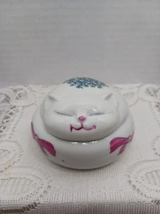Lindo plato de baratija de porcelana Takahashi vintage para gatito gato  - Imagen 1 de 8
