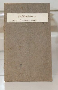 [BIBLIOTHEQUE BLEUE], CATECHISME DES NORMANDS, 1817 - Picture 1 of 3