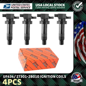 4PCS Ignition Coils For Hyundai Elantra GT 1.6L l4 18-19 27301-2B010 Durable New - Picture 1 of 17