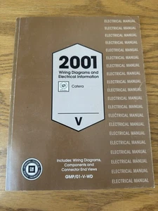 Original 2001 Cadillac Catera Electrical Wiring Diagrams Manual GMP/01-V-WD - Picture 1 of 3