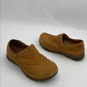 Teva Vaana Braun Leder Slipper Damen 6 Slipper Freizeit Büro Komfort Retro - Bild 1 von 11