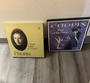Chopin Lot Time Life GREAT MEN OF MUSIC & Poet Of The Piano 8 Albums  - Picture 1 of 24
