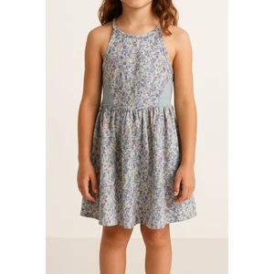 Disney Floral Lace Trim Dress - Sleeveless Party Casual Sundress - Kids Size - Picture 1 of 7