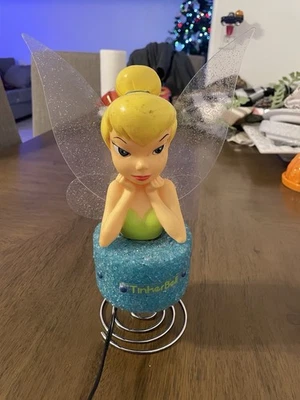 Disney Tinker Bell Luz Nocturna Princesa Hada Niños Mesa de Escritorio con Fondo de Resorte Foto 1 de 4