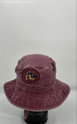 Sombrero Boonie American Vintage Washed Red Cocoa Beach Surf Company Pequeño Florida Foto 1 de 4