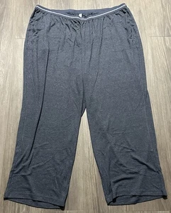 Pantaloni pigiama Lane Bryant Sleep By Cacique grigio in maglia taglie forti 26/28 NUOVI! - Foto 1 di 6