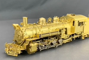 HOn3 Overland Models 1990 Run Brass D&RGW K-36 2-8-2 Locomotive #486 !!! HO6813 - Picture 1 of 20