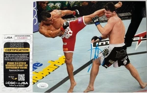 Foto autógrafa auténtica firmada por UFC Fighter Phenom Vitor Belfort 8x10 certificado de autenticidad JSA - Imagen 1 de 1