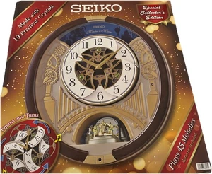 Seiko Melodies in Motion 2025 Golden Rhythm Musical Wall Clock  Limited Edition - Picture 1 of 2