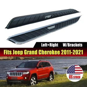 Foot Steps fit for Jeep Grand Cherokee 2011-2021 Running Boards Side Steps Nerf - Picture 1 of 10
