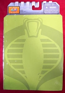 GI Joe Action Figure Card Back Cardback Cobra Bat Sigma 6 Hasbro - Picture 1 of 2
