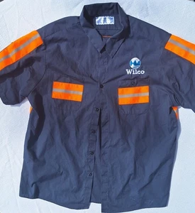 T-shirt Wilco Hi-vis alta visibilità riflettente con bottoni taglia 1XLR - Foto 1 di 8