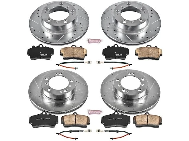 Kit de pastillas de freno y rotor delanteras y traseras para 97-04 Porsche Boxster 2,7 L H6 KV11S8 Foto 1 de 1