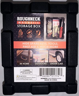 Roughneck Airtight Magnetic Storage Box (For Hiding Spare Keys Tools & Cash - Image 1 of 2