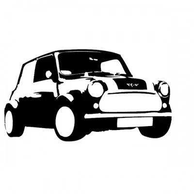 Mini Cooper Vinyl Sticker Decal for Macbook Air Pro Laptop Car Window Wall Decor - Image 1 of 4
