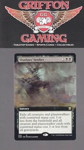 Arte extendido Shadow's Verdict (Zendikar Rising casi nuevo como nuevo) Magic The Gathering - Imagen 1 de 2