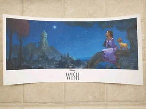 9" X 18" Walt Disney Studios WISH Movie Collectible Commemorative Lithograph - Picture 1 of 1
