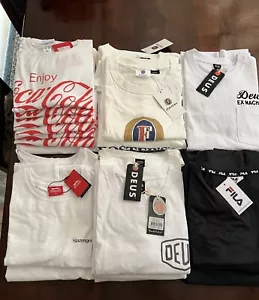 Bulk 38 x t-shirt shirt polo bundle good brands great condition new with tags - Picture 1 of 10