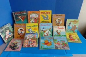 GROUP OF 15 VINTAGE LITTLE GOLDEN BOOKS - Picture 1 of 16