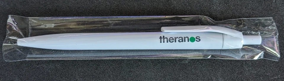 Bolígrafo promocional Theranos Elizabeth Holmes (prisión) - Genuino/NUEVO EN STOCK Foto 1 de 1