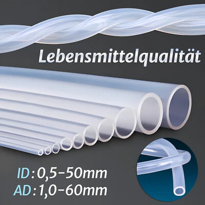 Silikonschlauch sehr weich ID 0,5MM bis 50MM auch für Lebensmittel, Milchgetränk - Bild 1 von 4