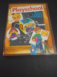 VINTAGE CHILDREN'S BOOK PLAYSCHOOL BOOK FOR BOYS AND GIRLS  - Foto 1 di 7