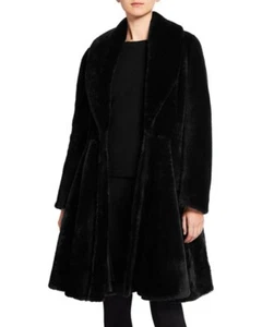 customMade to order Faux fur A Line Shawl collar coat plus 1x-10x (SZ16-52)Y226 - Picture 1 of 3