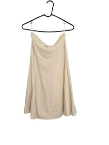 Vintage Liz Claiborne Collection Cream Colored Flare Sweater Skirt Sz M - Picture 1 of 7