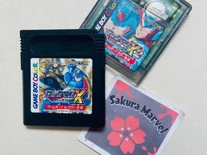 Mega man X Cyber Mission X2 Soul Eraser Nintendo Gameboy Color GBC Japanese Game - Picture 1 of 37
