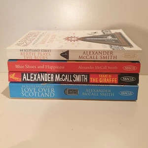 Alexander McCall Smith 4 Book Bundle 44 Scotland Street Tears Of The Giraffe - Picture 1 of 12