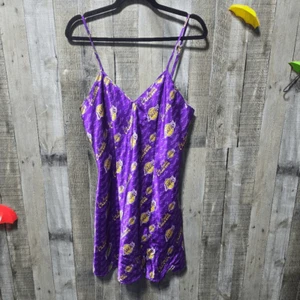 Abito slip raso basket Concept Sport vintage Y2K viola Los Angeles Lakers - Foto 1 di 3