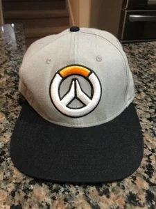 Overwatch Snap Back Ball Cap Adjustable Embroidered Logo Bioworld - Picture 1 of 2