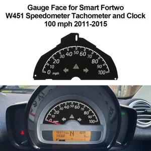 For Smart Fortwo W451 Speedometer Tachometer and Clock Gauge Face 100 mph - Picture 1 of 6