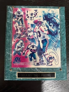 Plaque Miami Dolphins Dan Marino 10.5 *13 - Picture 1 of 1