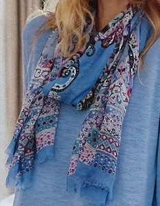 J.Jill   Scarf  NWT  $59 Exotic Paisley Scarf