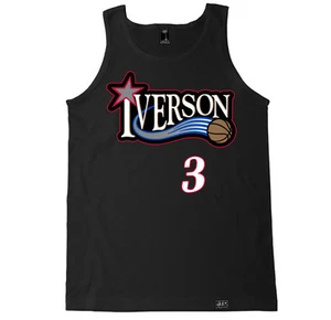 Camiseta sin mangas IVERSON 3 7 Sixers 76ers Allen Ezail Iverson MVP - Imagen 1 de 5