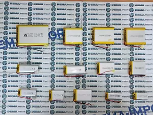 Batterie a litio ricaricabili 3.7 v device basso drenaggio gps cuffie lampade - Foto 1 di 65