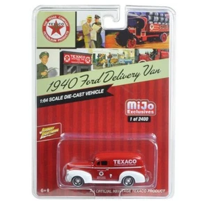 Johnny Lightning 1/64 1940 Ford Lieferwagen TEXACO Druckguss Modell ROT JLCP7013 - Bild 1 von 2