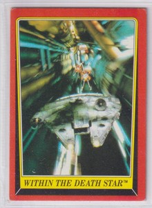 Within the Death Star 1983 Topps Return of the Jedi #125 EX {0127