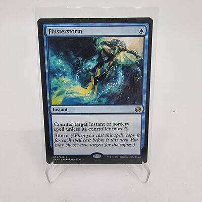 MTG Flusterstorm Iconic Masters Rare NM+ Pack Fresh - Image 1 of 4