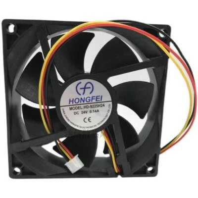 1pcs new for DC fan HD-9225H24 DC24V 0.14A 3-wire inverter fan - Image 1 of 3