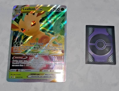 🔥 POKEMON LEAFEON VSTAR SWSH195 SWSH: Sword & Shield Promo Cards Holo JUMBO - Image 1 of 4
