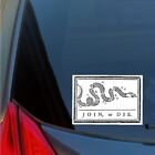 Join Or Die colonial sticker decal patriot revolutionary war Sons of Liberty USA