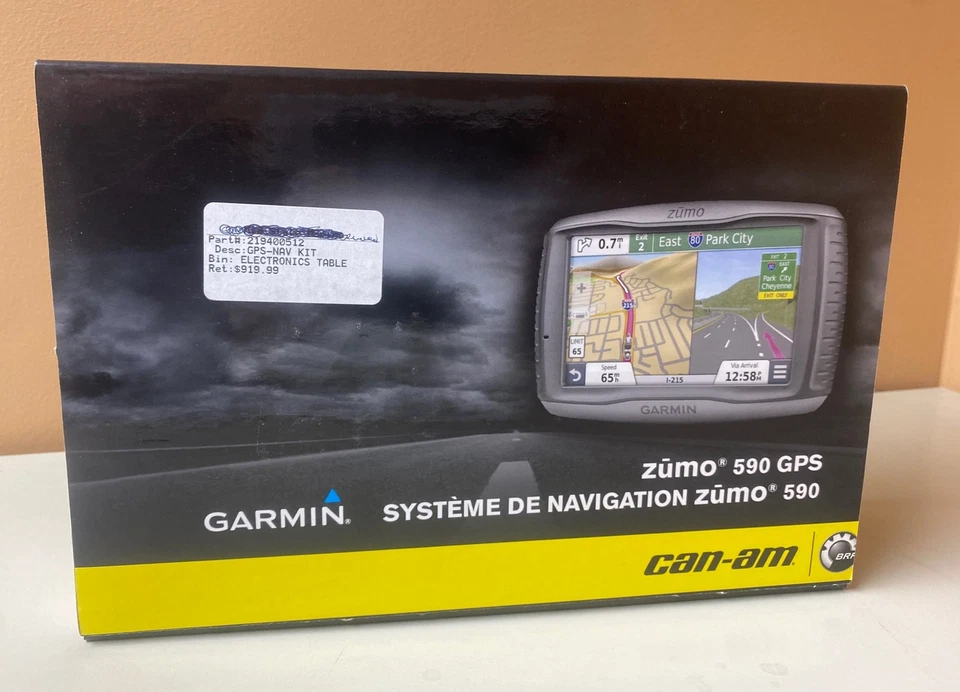 New Can-Am Ensemble Garmin GPS  Navigation Kit Zumo 590 #219400512 - Image 1 of 4