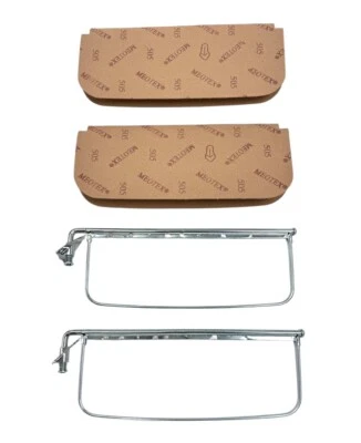 Soportes de parasol cromados con marco para coche de pasajeros Ford 1935-48 (coche cerrado) Foto 1 de 4