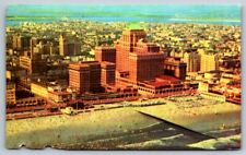 Postcard Chrome Chalfonte-Haddon Hall Hotel Atlantic City New Jersey